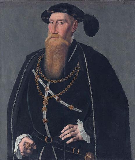 Jan van Scorel Portrait of Reinoud III van Brederode Germany oil painting art